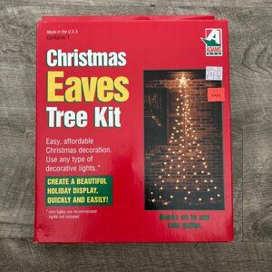 Vintage Christmas Eaves Tree Kit New In Box